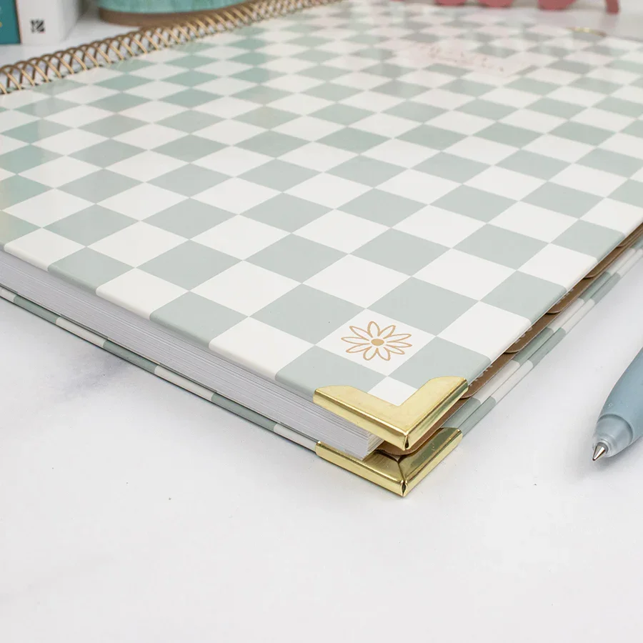 2026 Hard Cover Planner, 8.5" x 11", Checkered - Image 12