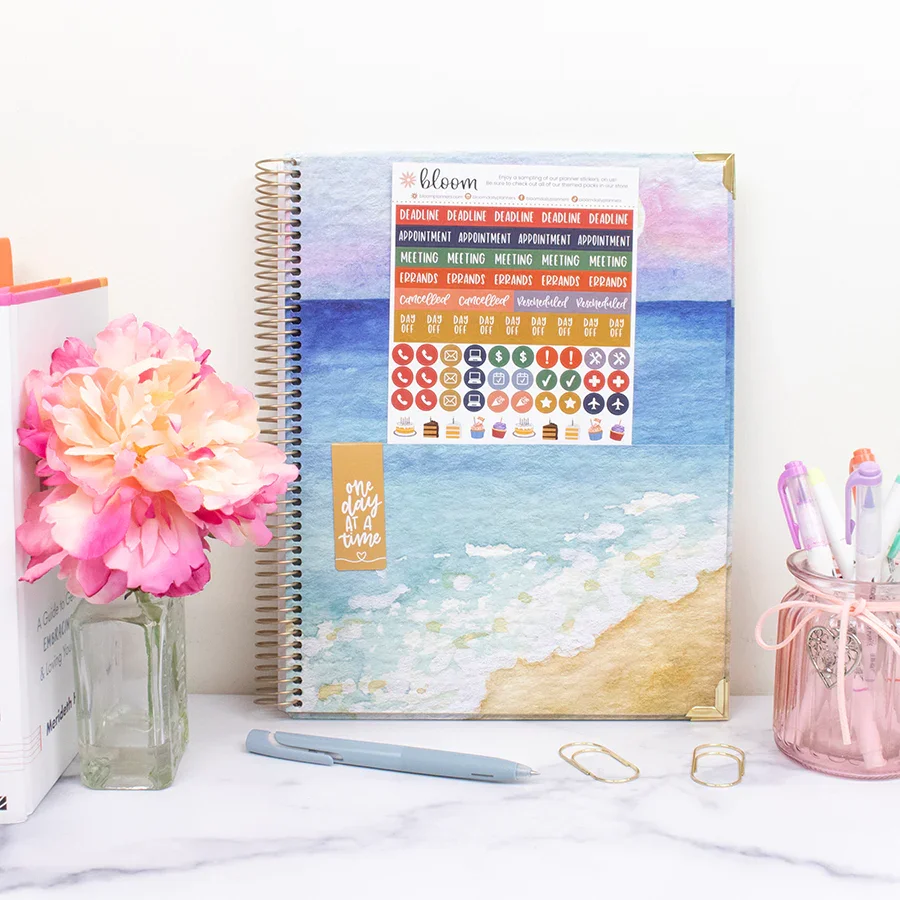 2026 Hard Cover Planner, 8.5" x 11", Coastal Calm - Image 13