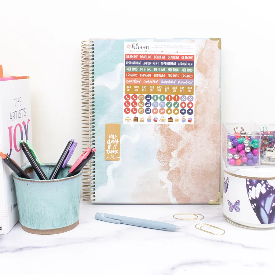 2026 Hard Cover Planner, 8.5" x 11", Ocean Oasis - Image 13