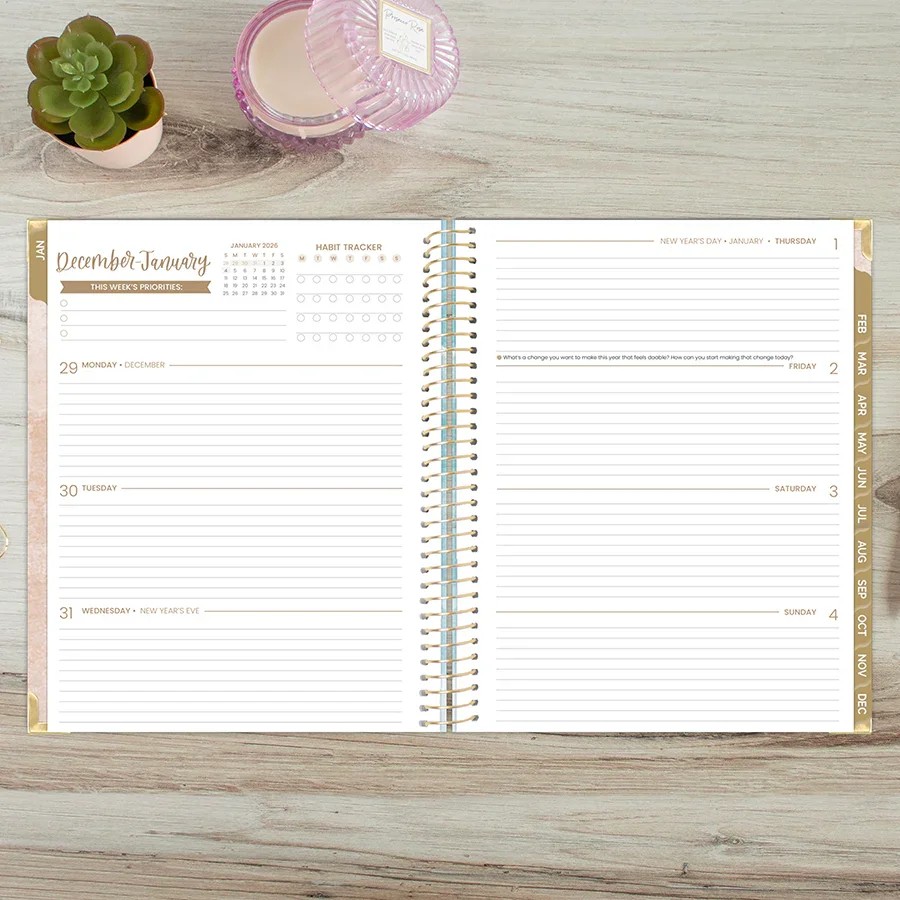 2026 Hard Cover Planner, 8.5" x 11", Ocean Oasis - Image 15