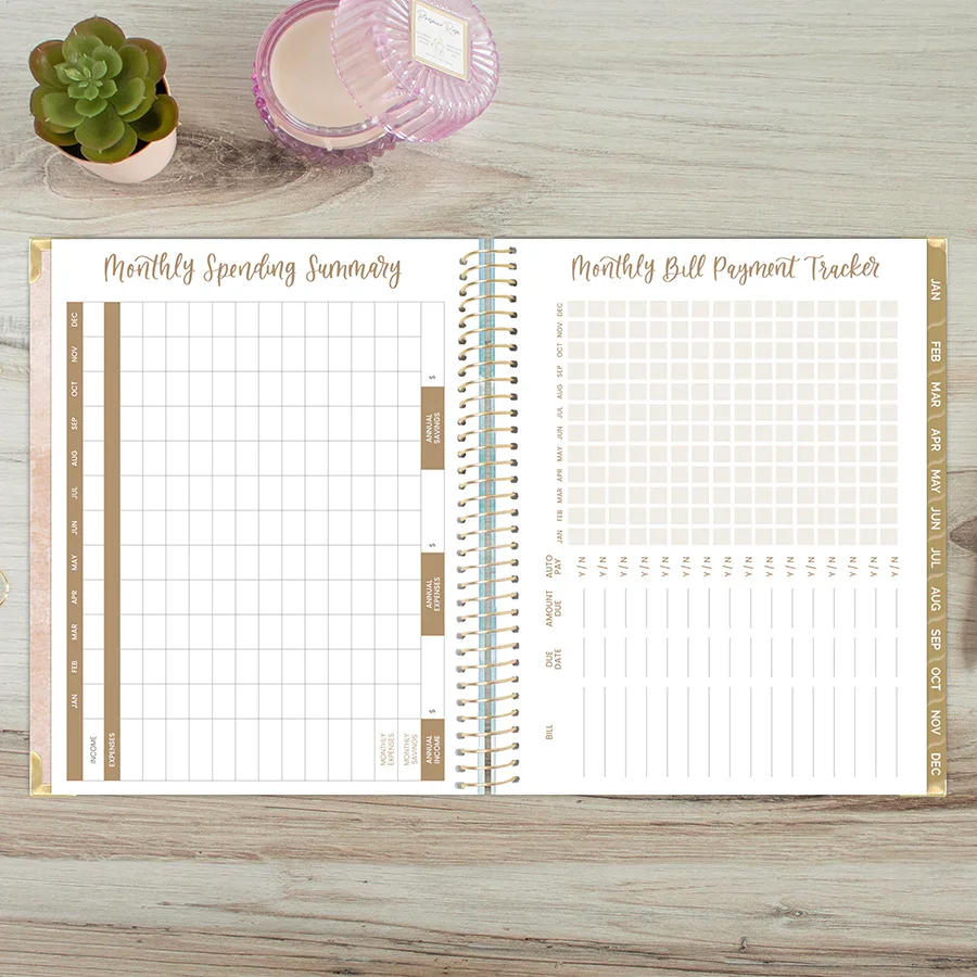 2026 Hard Cover Planner, 8.5" x 11", Ocean Oasis - Image 17