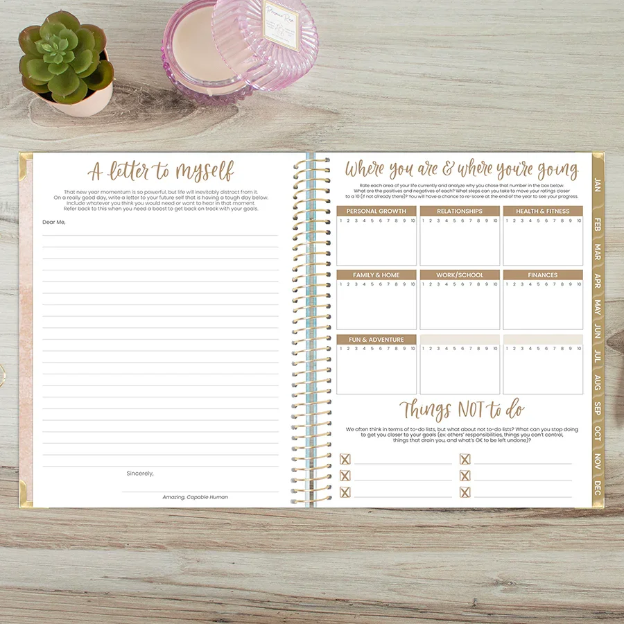 2026 Hard Cover Planner, 8.5" x 11", Ocean Oasis - Image 20