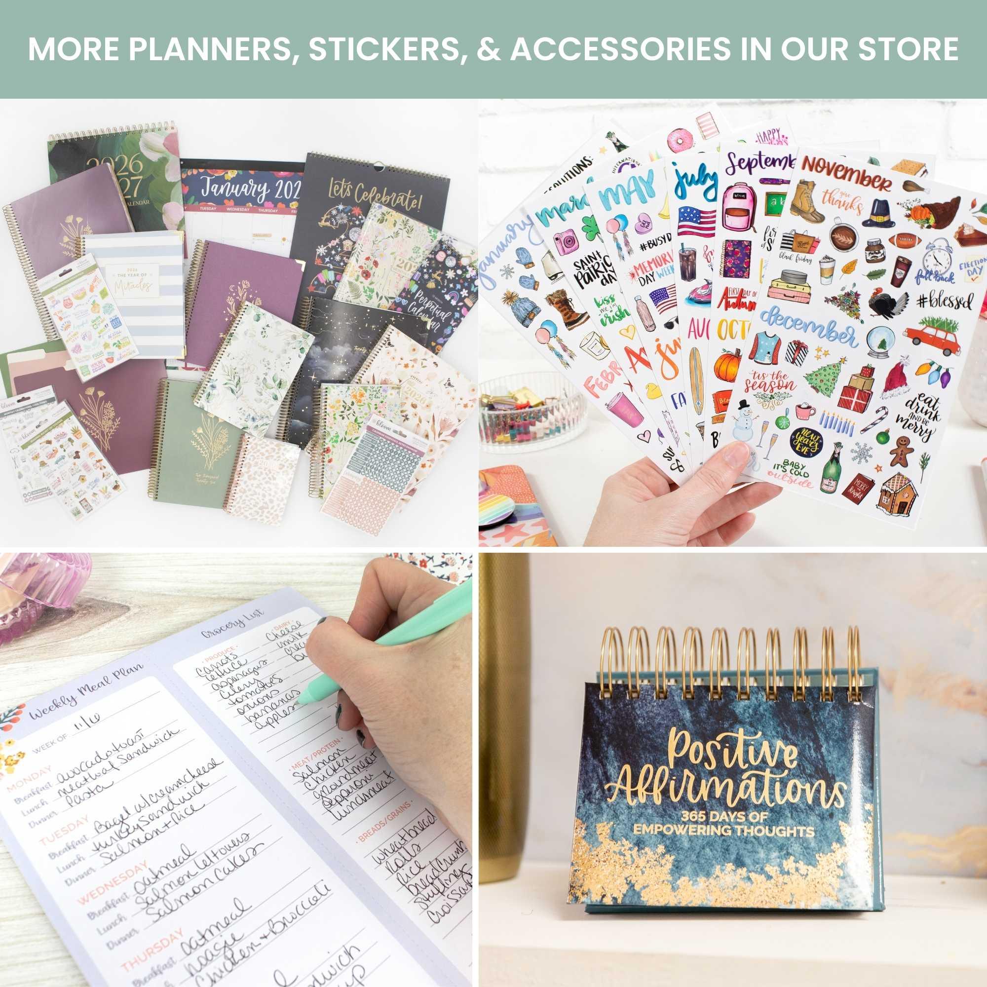 2026 Hard Cover Planner, 8.5" x 11", Ocean Oasis - Image 22
