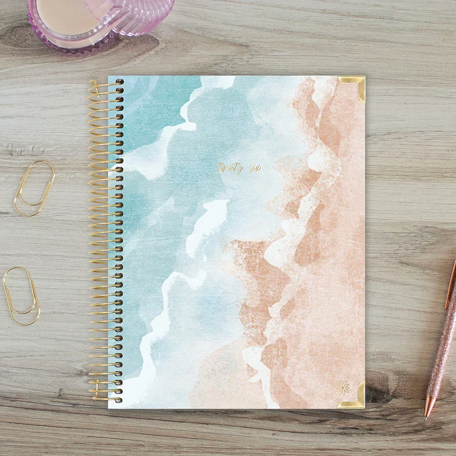 2026 Hard Cover Planner, 8.5" x 11", Ocean Oasis - Image 9