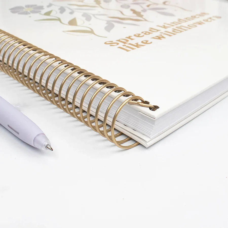2026 Hard Cover Planner, 8.5" x 11", Spread Kindness Like Wildflowers - Image 12