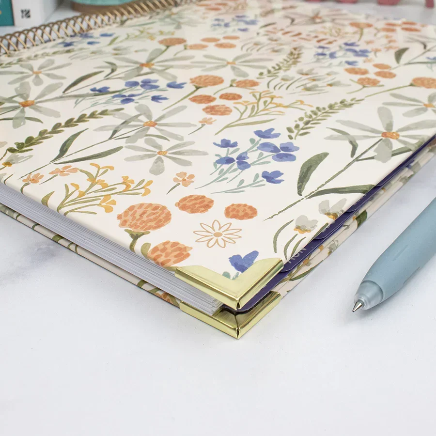 2026 Hard Cover Planner, 8.5" x 11", Whimsical Wildflowers - Image 12