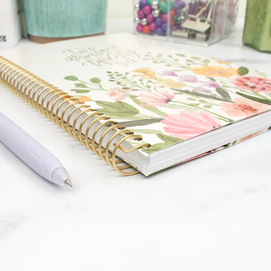 2026 Soft Cover Planner, 5.5" x 8.25", Beige Bouquet - Image 11