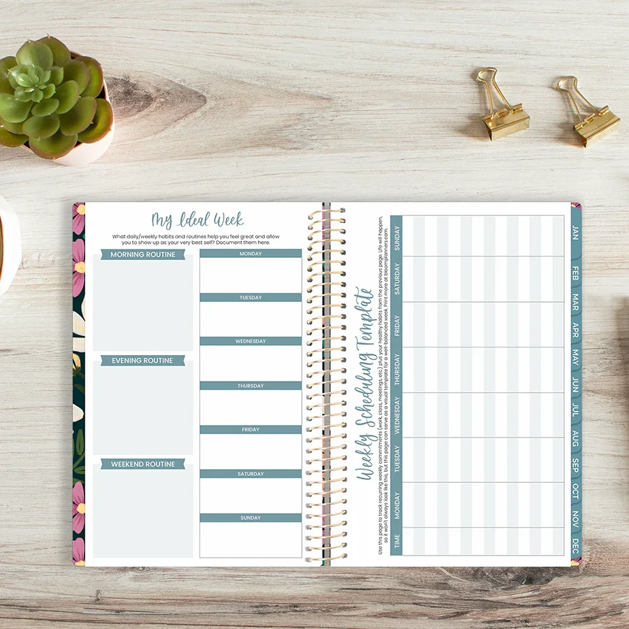 2026 Soft Cover Planner, 5.5" x 8.25", Blooming Wildly - Image 15