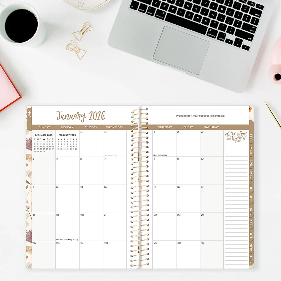 2026 Soft Cover Planner, 5.5" x 8.25", Butterfly Garden - Image 13
