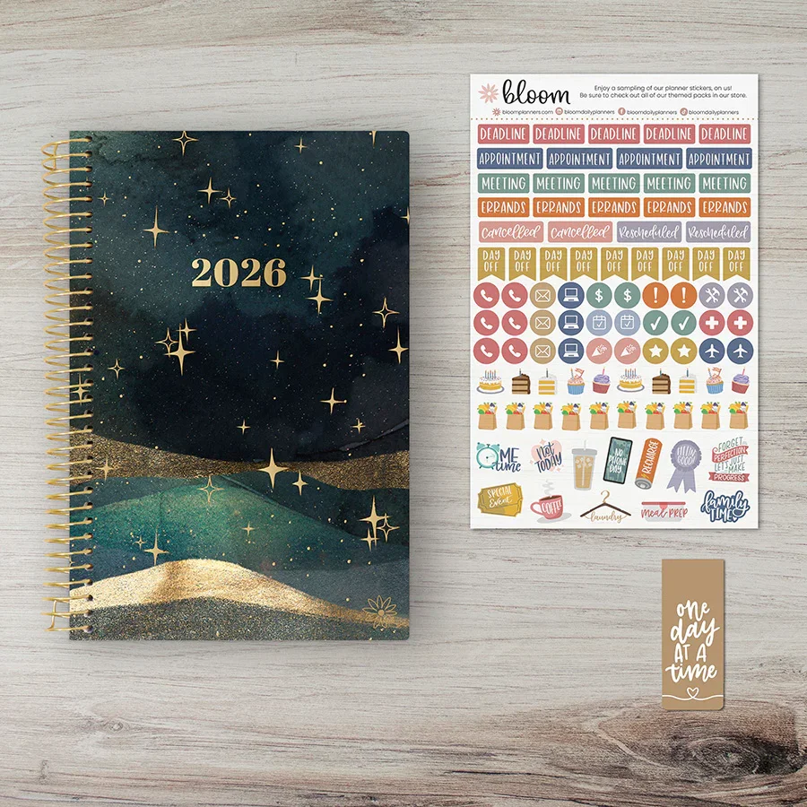 2026 Soft Cover Planner, 5.5" x 8.25", Celestial Skies - Image 8