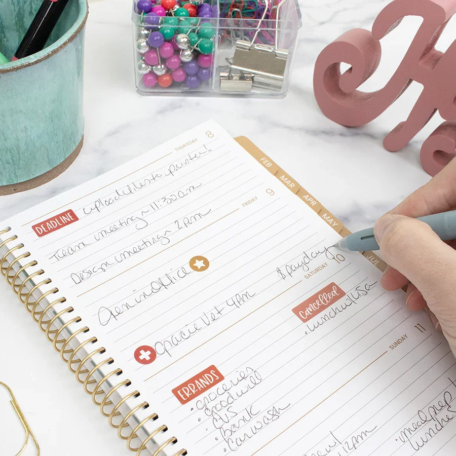 2026 Soft Cover Planner, 5.5" x 8.25", Checkered - Image 10