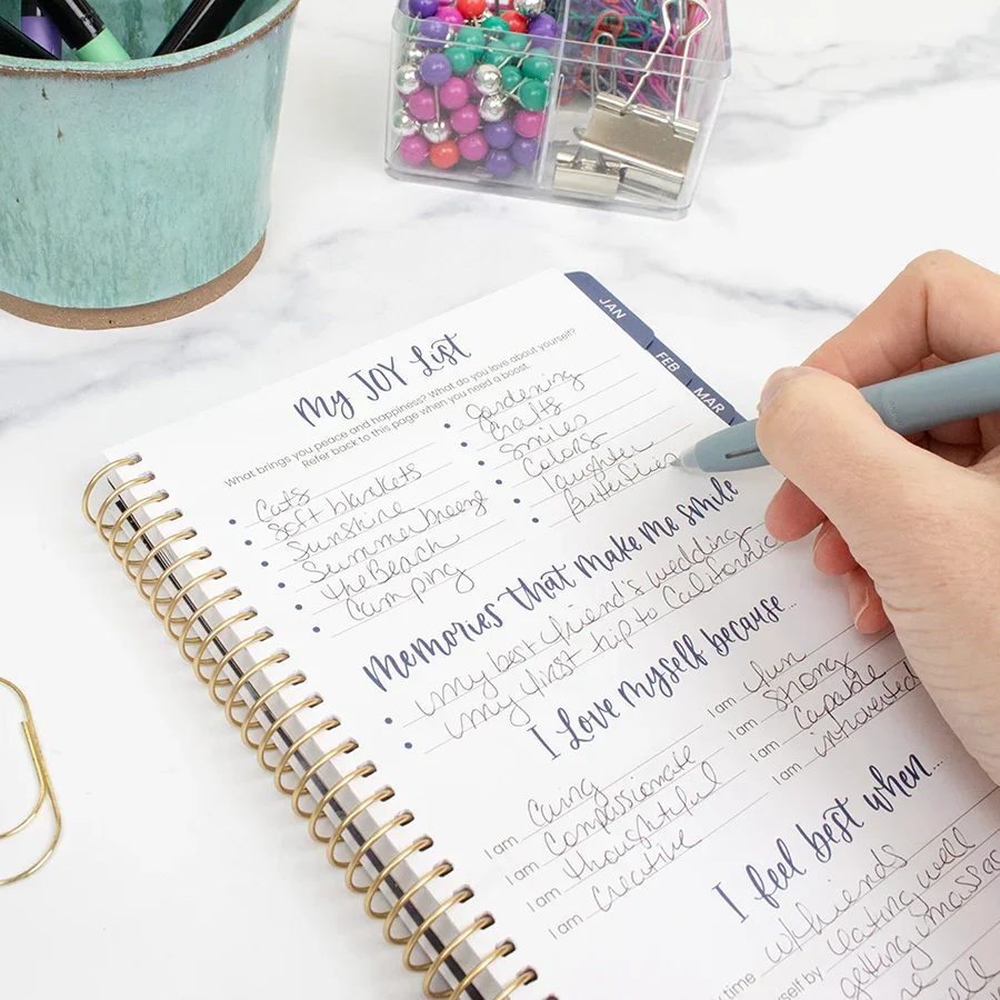 2026 Soft Cover Planner, 5.5" x 8.25", Garden Party, Navy - Image 10
