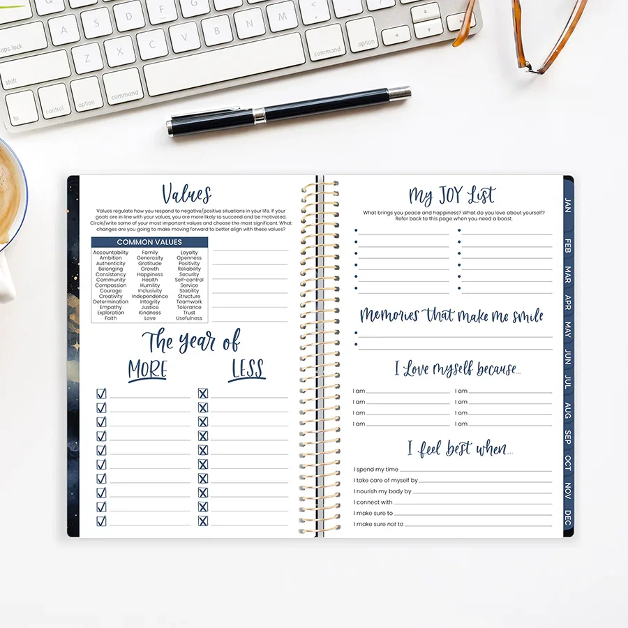 2026 Soft Cover Planner, 5.5" x 8.25", Midnight Sky - Image 14