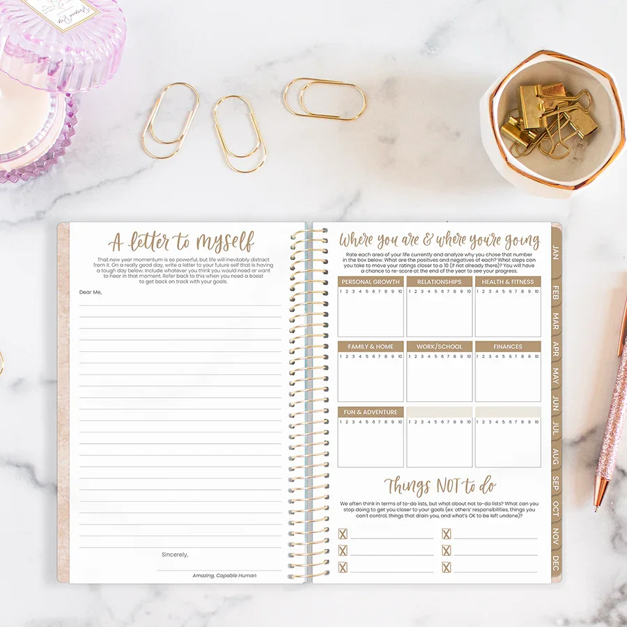 2026 Soft Cover Planner, 5.5" x 8.25", Ocean Oasis - Image 17