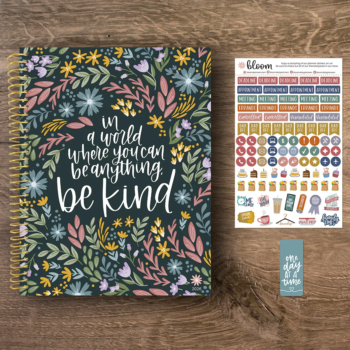 2026 Soft Cover Planner, 8.5" x 11", Be Kind - Image 12