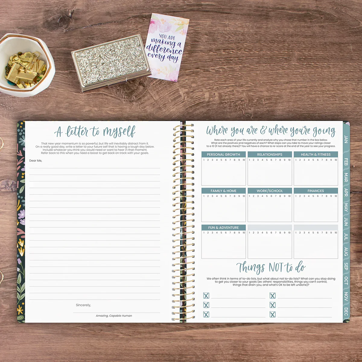 2026 Soft Cover Planner, 8.5" x 11", Be Kind - Image 15