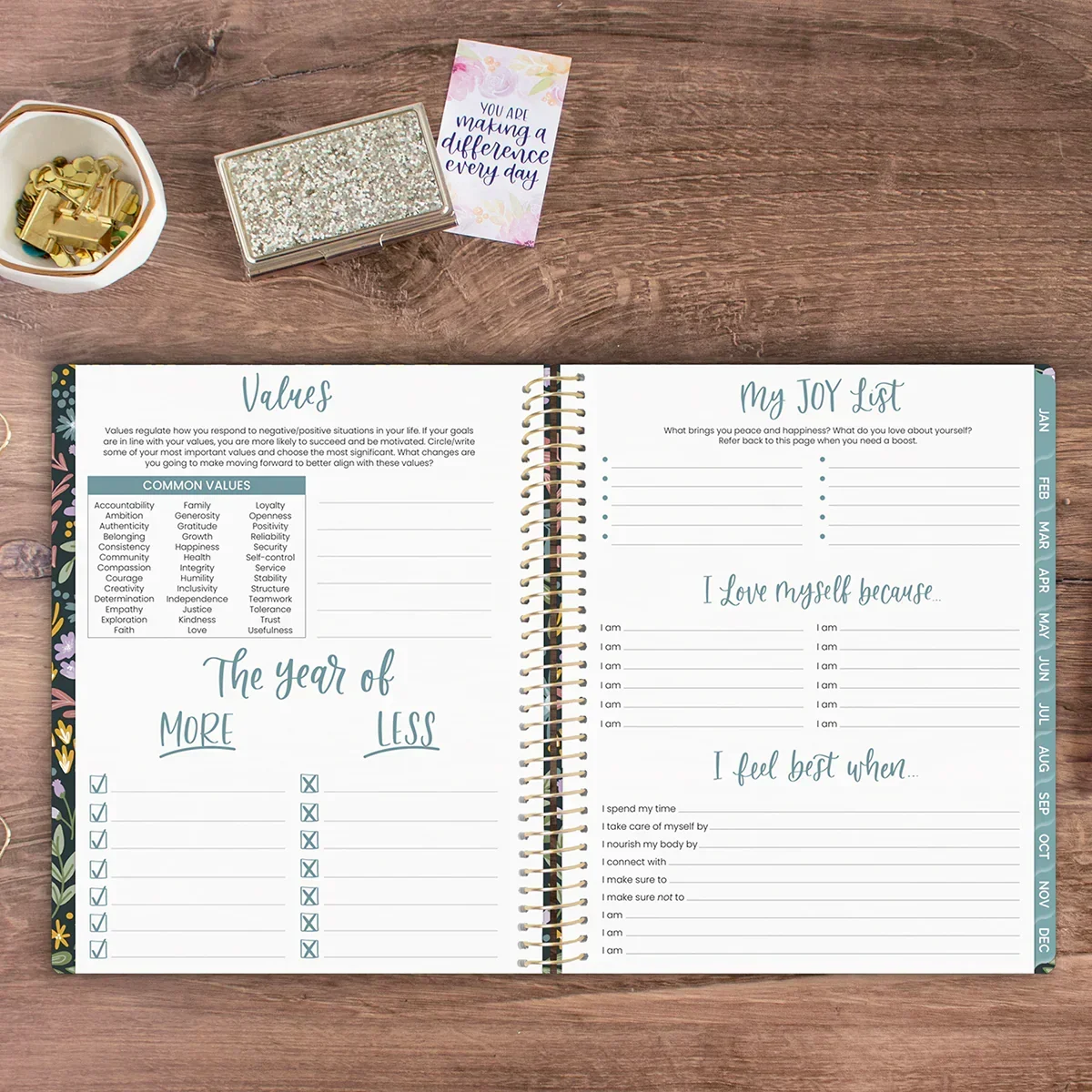2026 Soft Cover Planner, 8.5" x 11", Be Kind - Image 17