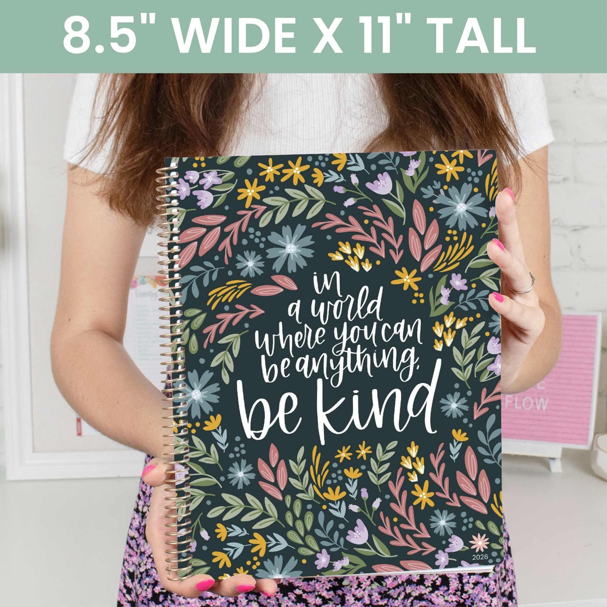 2026 Soft Cover Planner, 8.5" x 11", Be Kind - Image 19