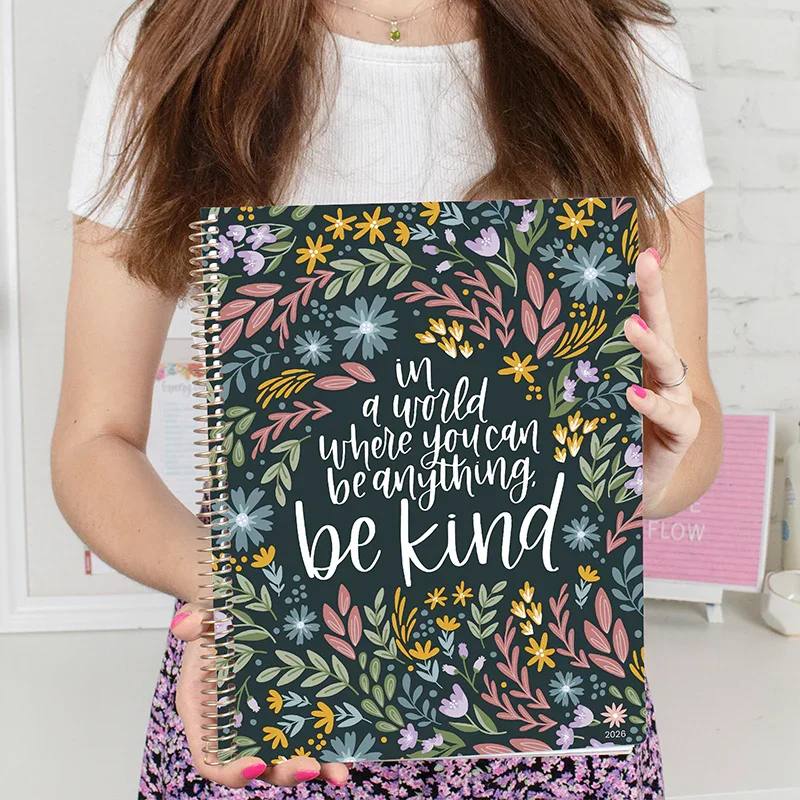 2026 Soft Cover Planner, 8.5" x 11", Be Kind - Image 2
