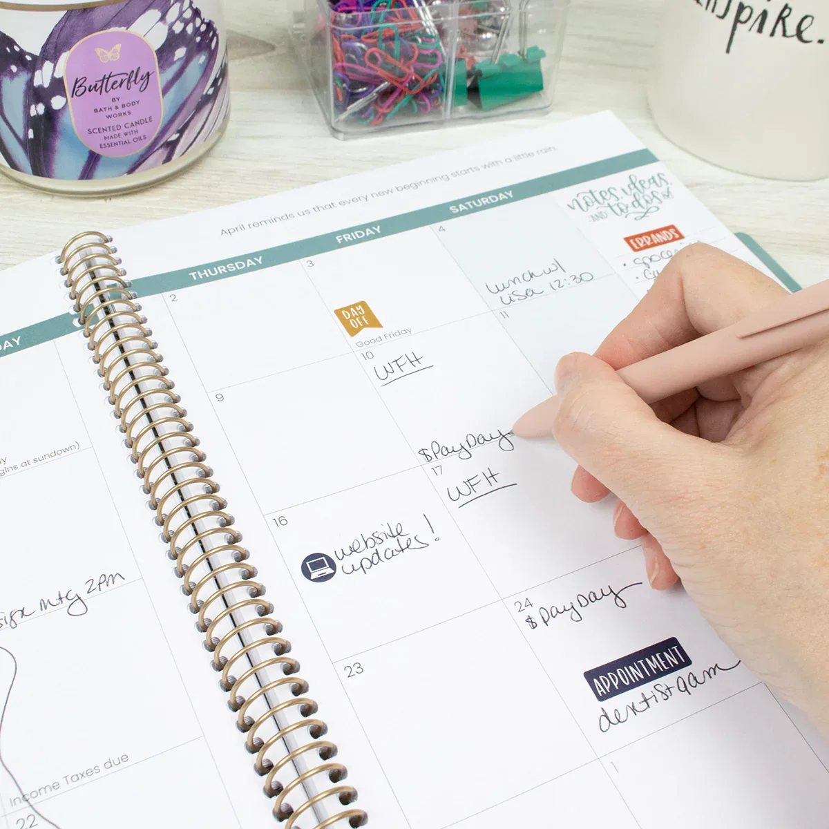 2026 Soft Cover Planner, 8.5" x 11", Be Kind - Image 7