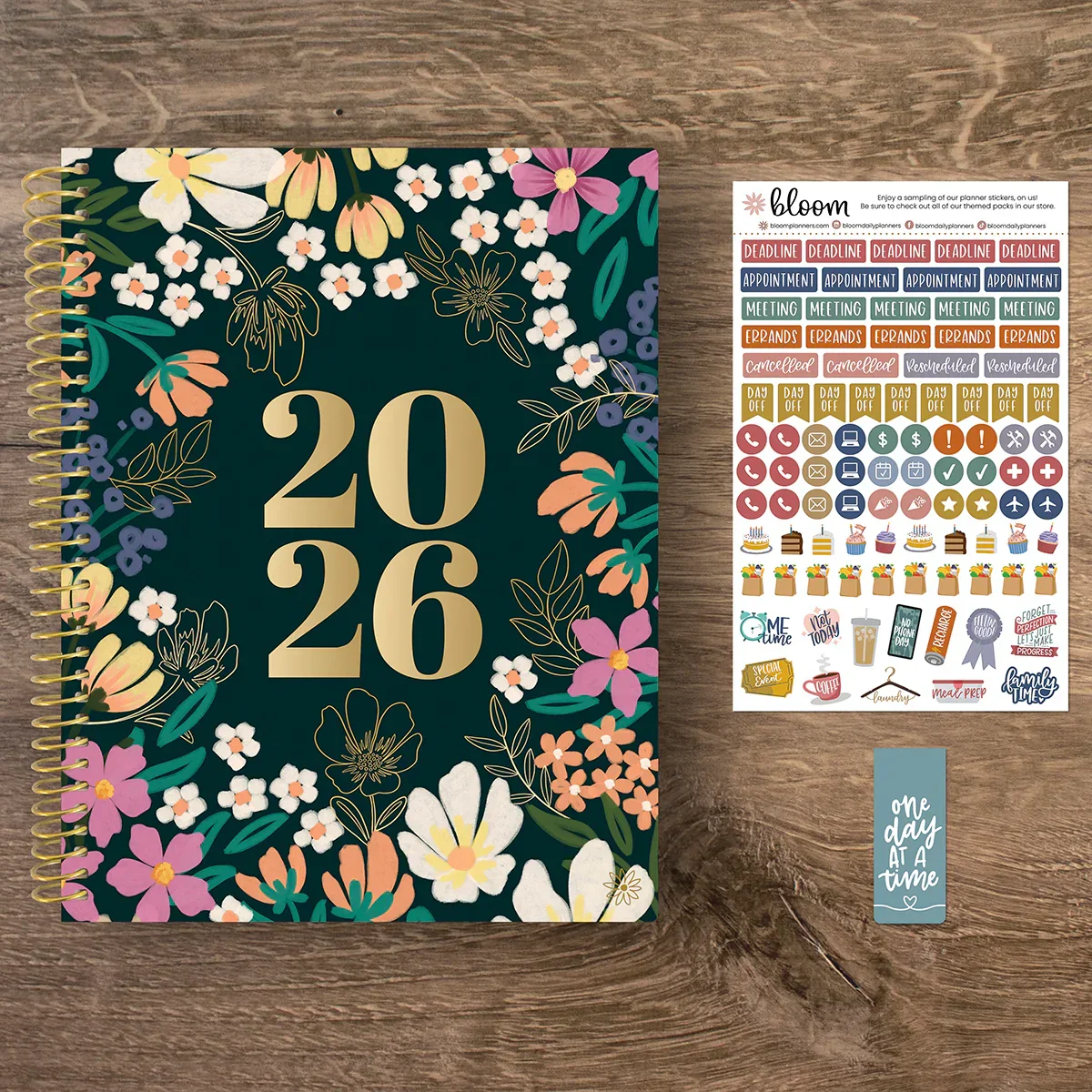 2026 Soft Cover Planner, 8.5" x 11", Blooming Wildly - Image 16
