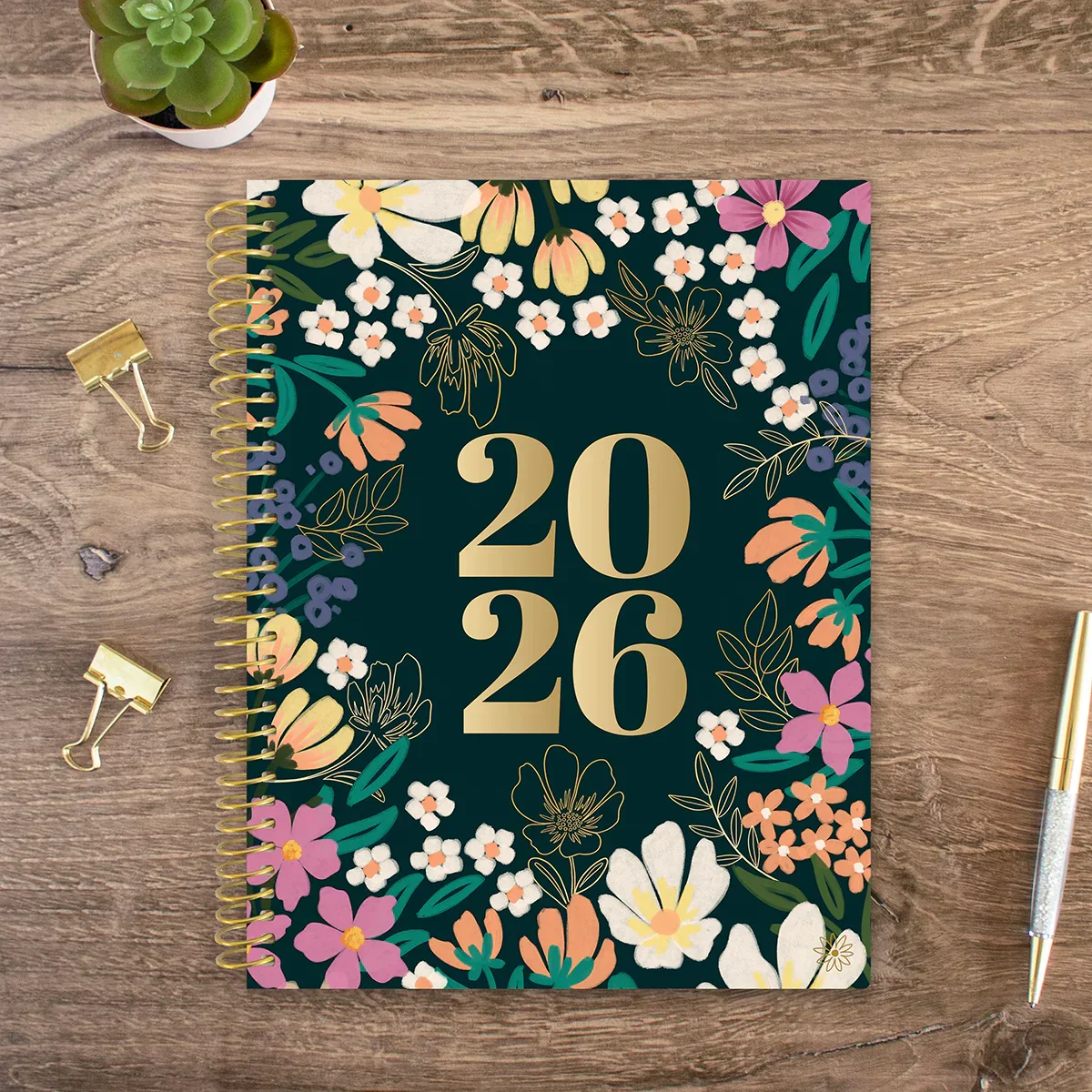 2026 Soft Cover Planner, 8.5" x 11", Blooming Wildly - Image 17