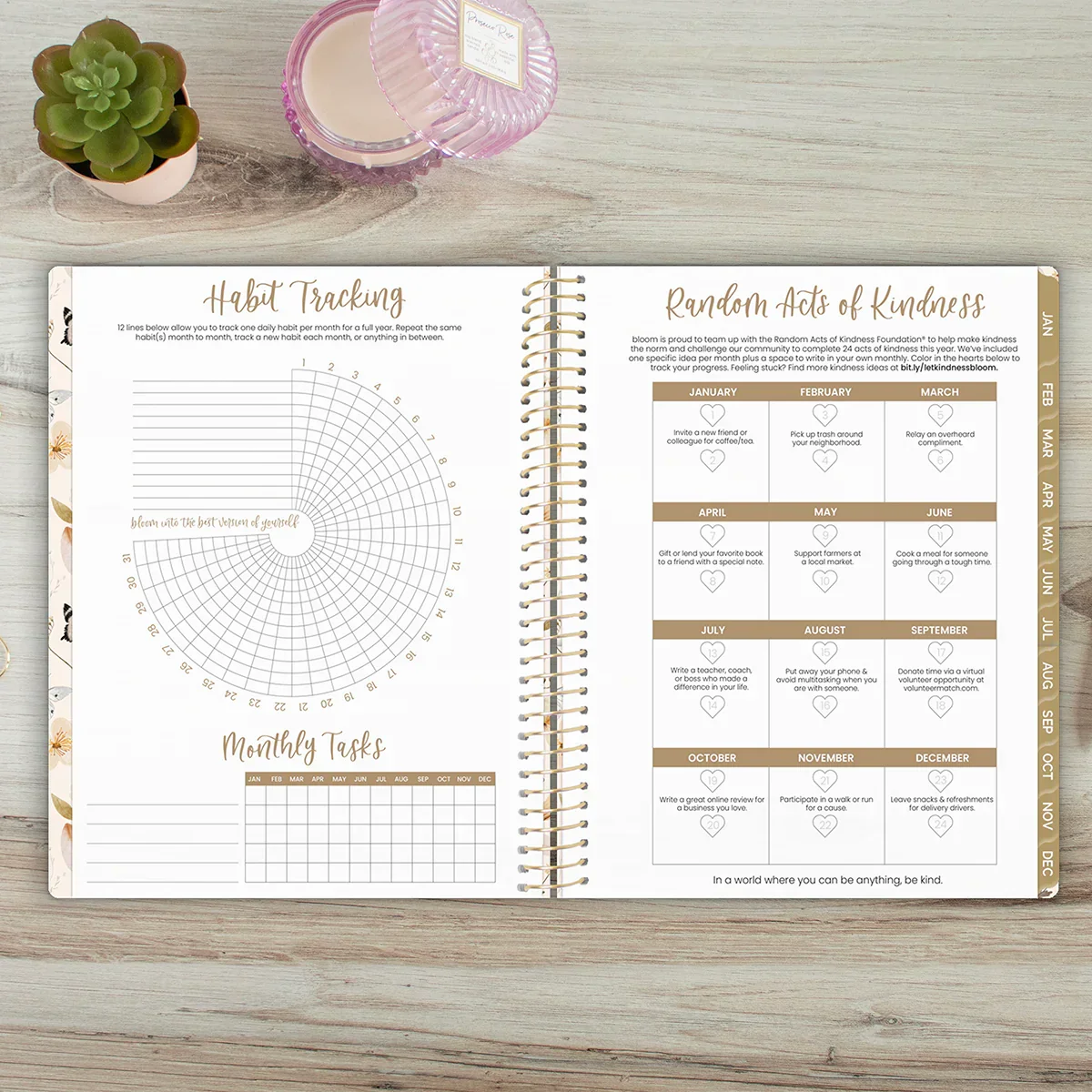 2026 Soft Cover Planner, 8.5" x 11", Butterfly Garden - Image 13