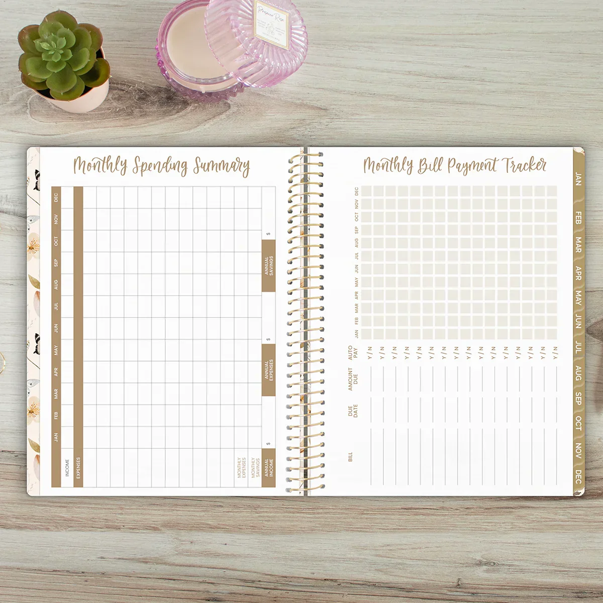 2026 Soft Cover Planner, 8.5" x 11", Butterfly Garden - Image 14