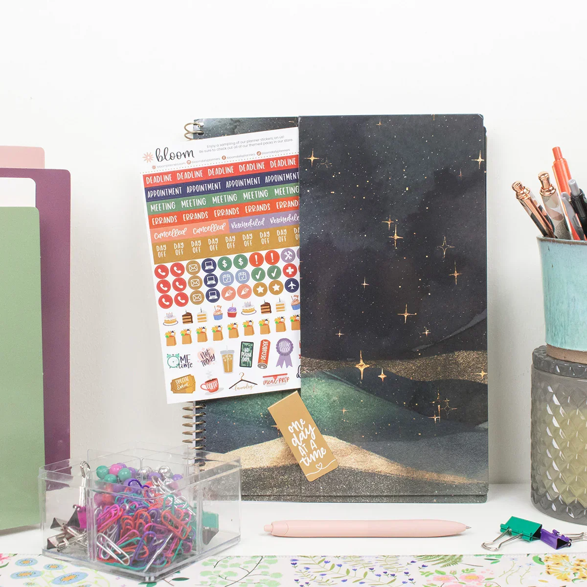 2026 Soft Cover Planner, 8.5" x 11", Celestial Skies - Image 10
