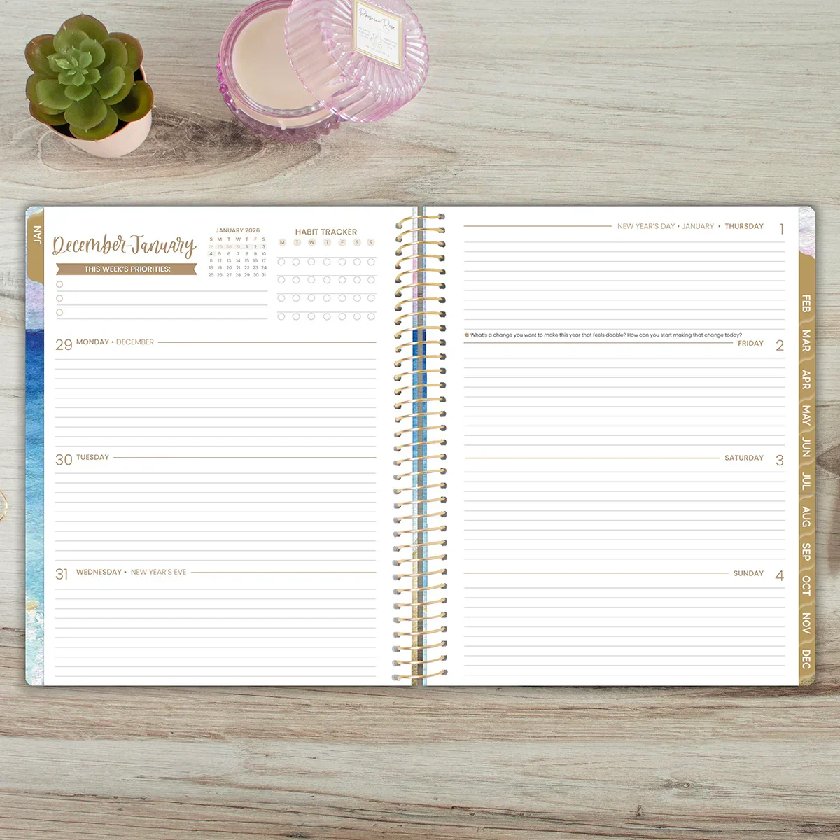 2026 Soft Cover Planner, 8.5" x 11", Coastal Calm - Image 13