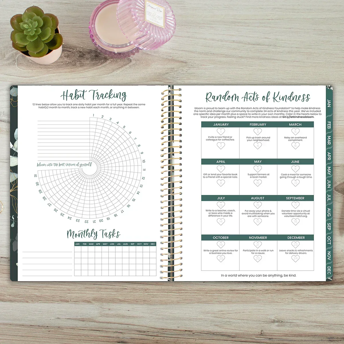 2026 Soft Cover Planner, 8.5" x 11", Eucalyptus, Green - Image 14