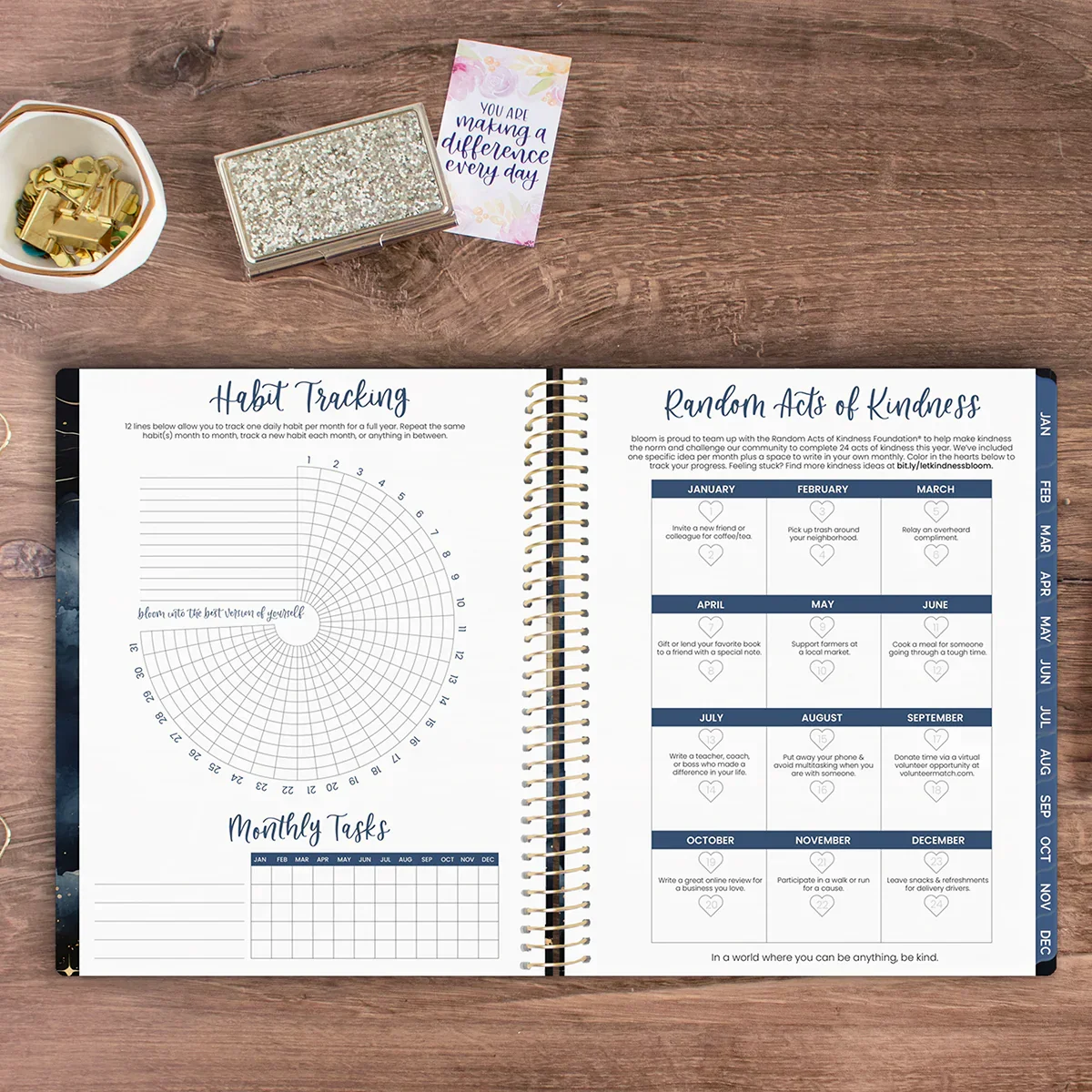 2026 Soft Cover Planner, 8.5" x 11", Midnight Sky - Image 13