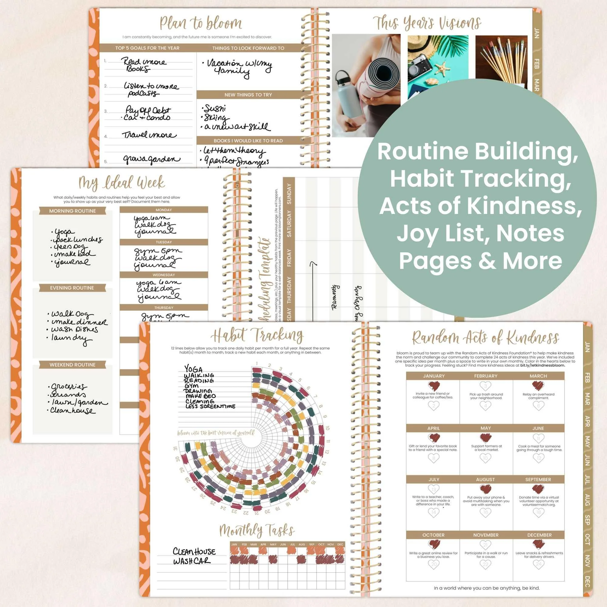 2026 Soft Cover Planner, 8.5" x 11", Moments of Grace - Image 6