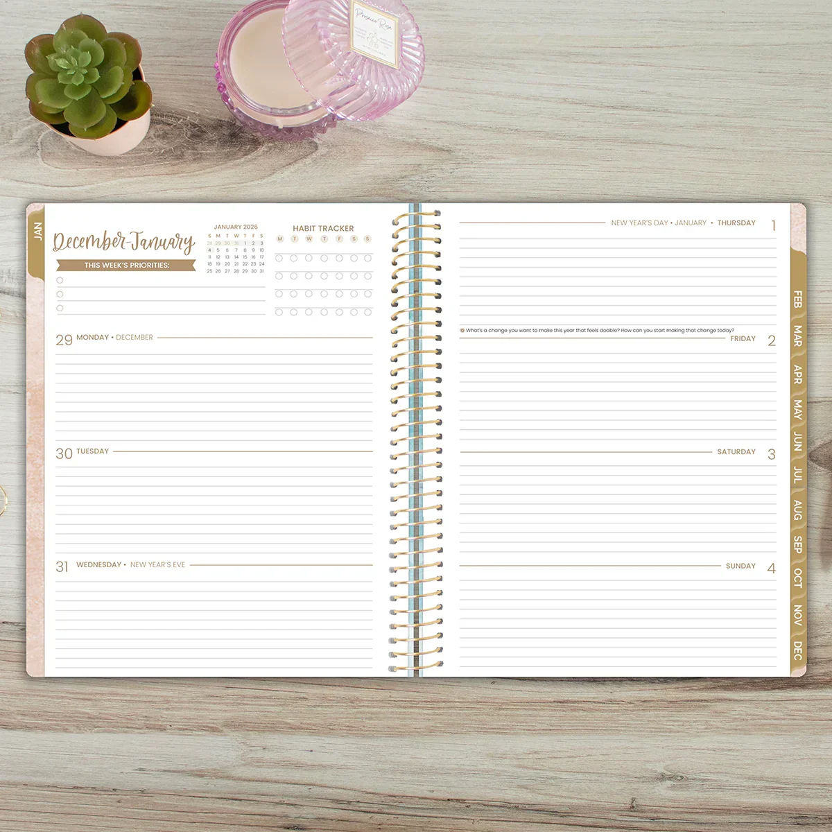 2026 Soft Cover Planner, 8.5" x 11", Ocean Oasis - Image 13