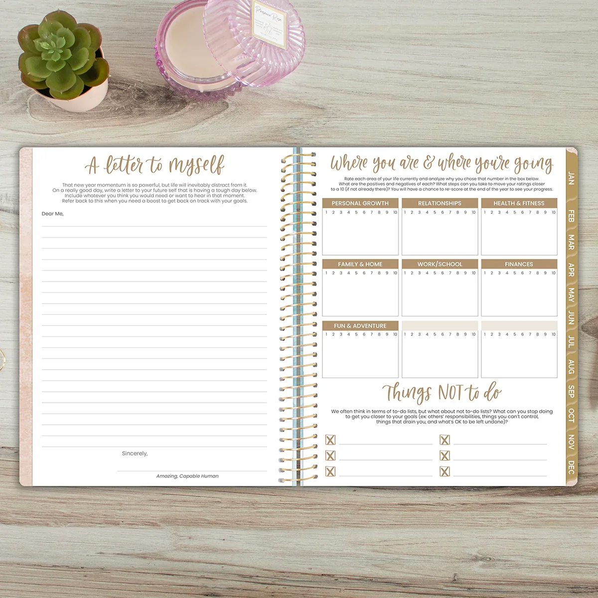 2026 Soft Cover Planner, 8.5" x 11", Ocean Oasis - Image 16