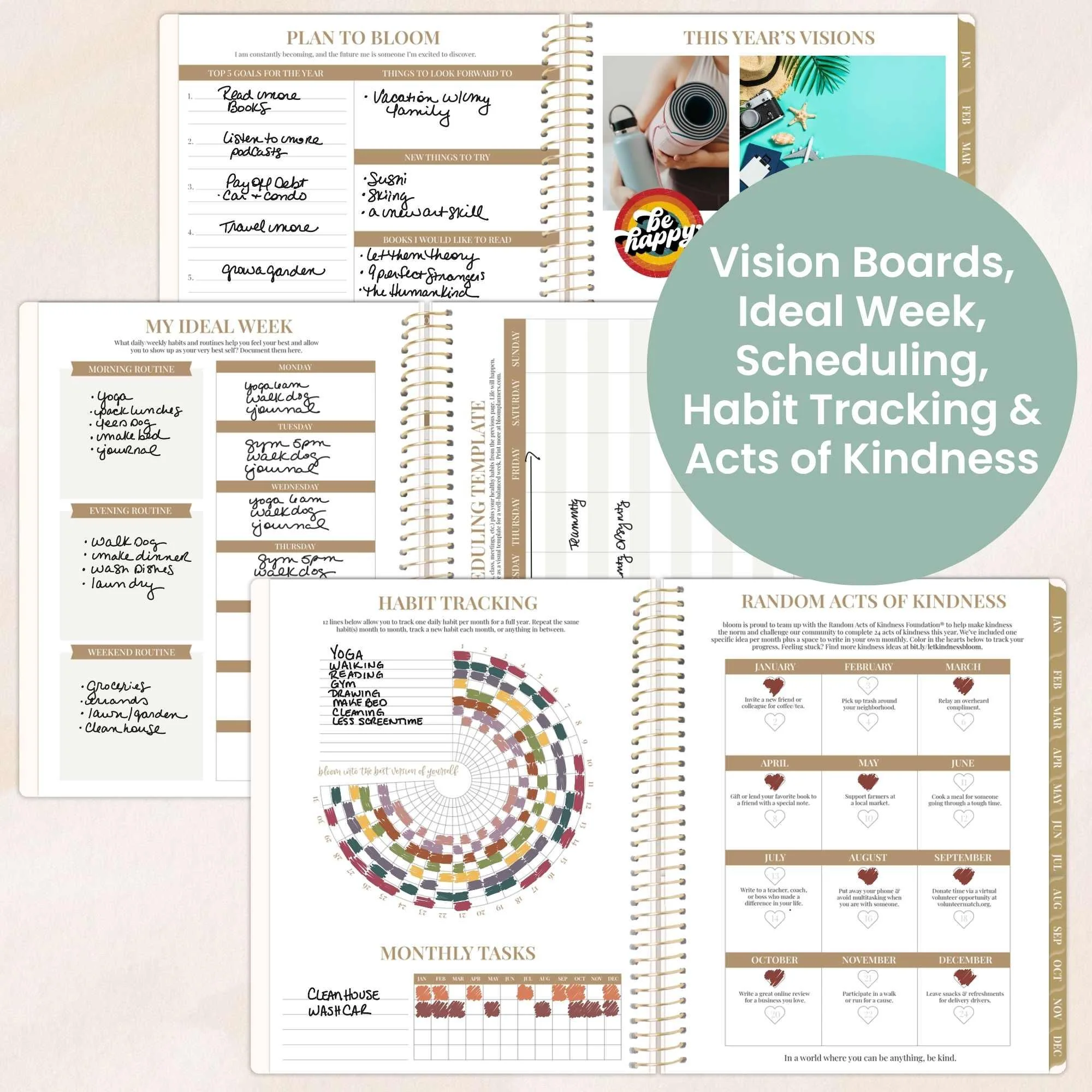 2026 Timed Vertical Weekly Planner, 8.5" x 11", Interchangeable Cover - Image 8