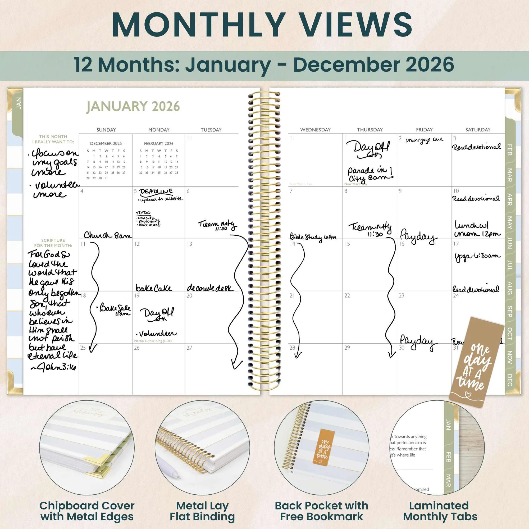 Rooted in Faith 2026 Planning Bundle – Cleerely Stated x bloom - Image 7