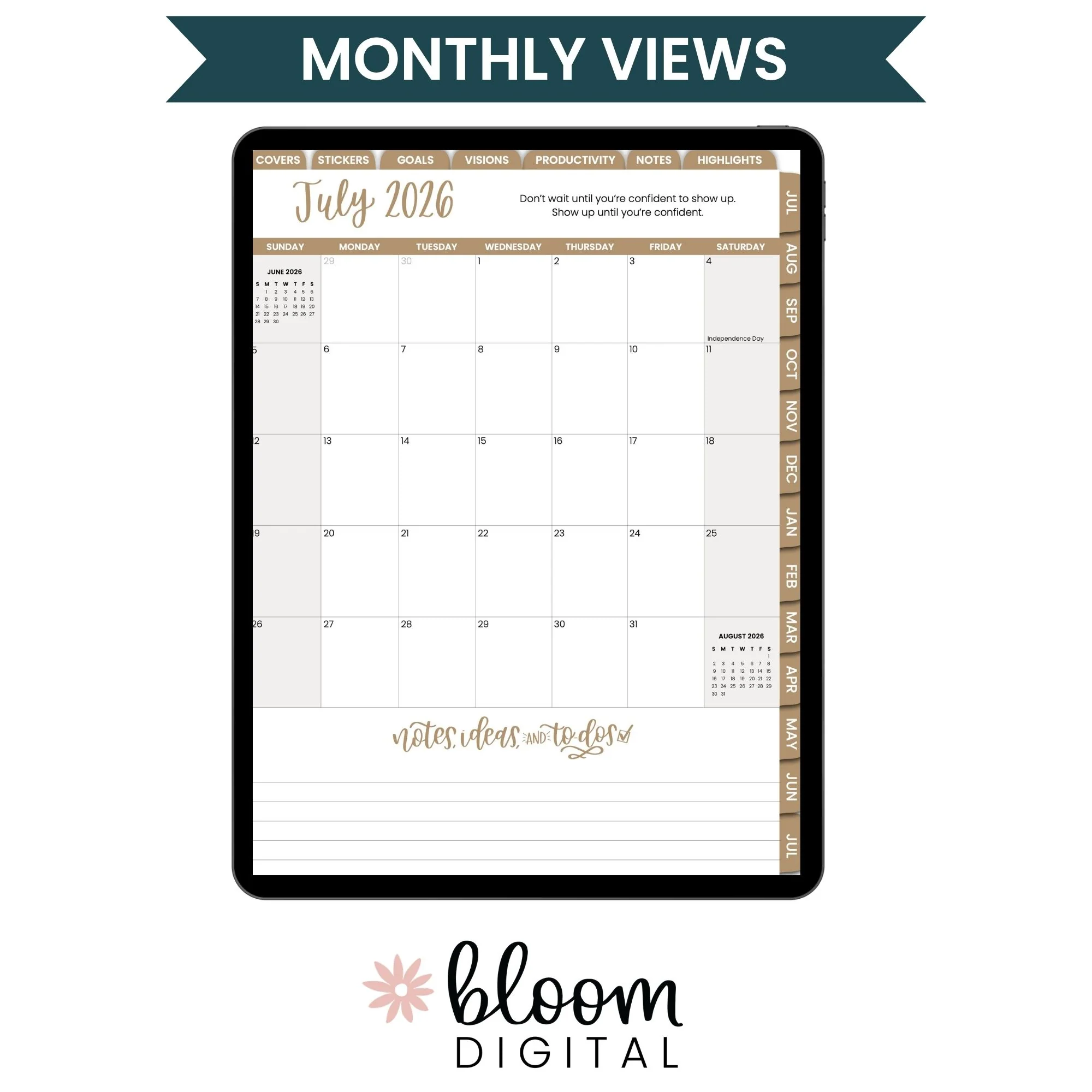 Digital Planner | Dated 2026-27 Classic Planner - Image 3