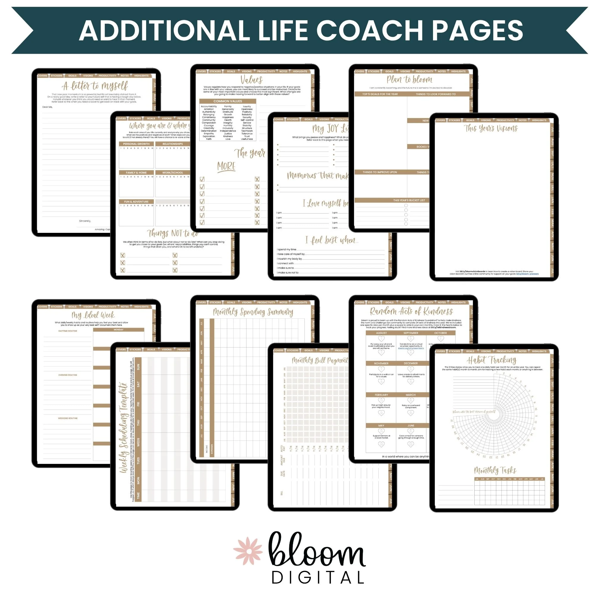 Digital Planner | Dated 2026-27 Vision Planner - Image 7
