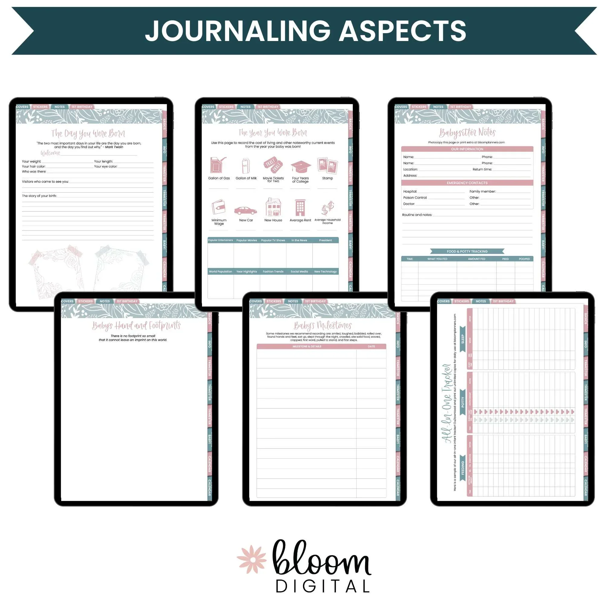 Digital Planner | Pregnancy & Baby's First Year - Image 5