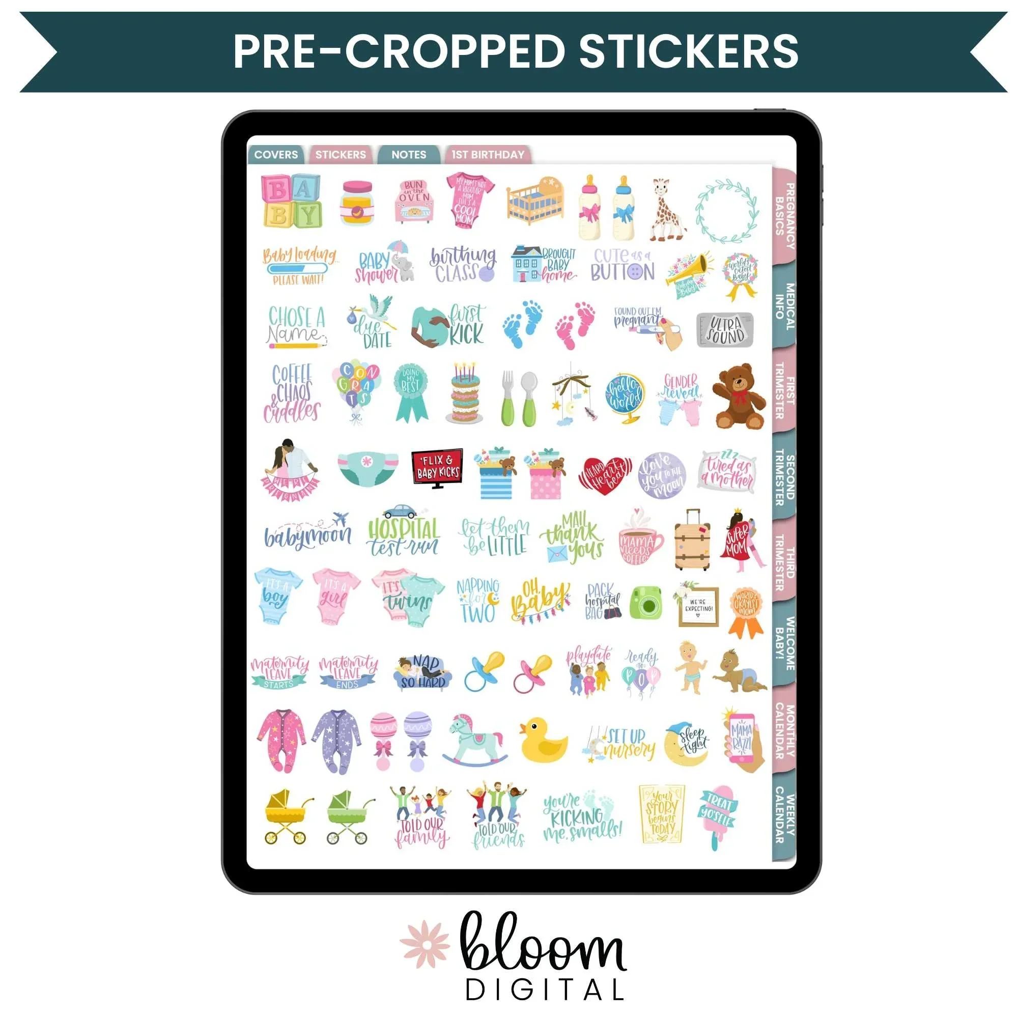 Digital Planner | Pregnancy & Baby's First Year - Image 8