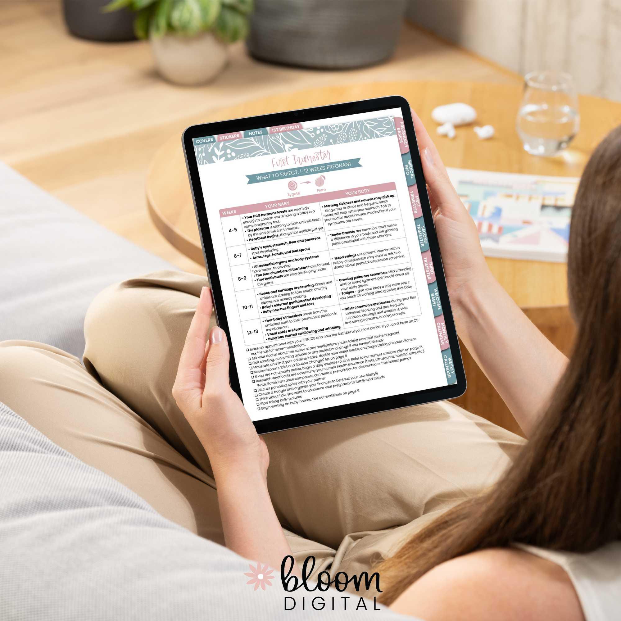 Digital Planner | Pregnancy & Baby's First Year - Image 9