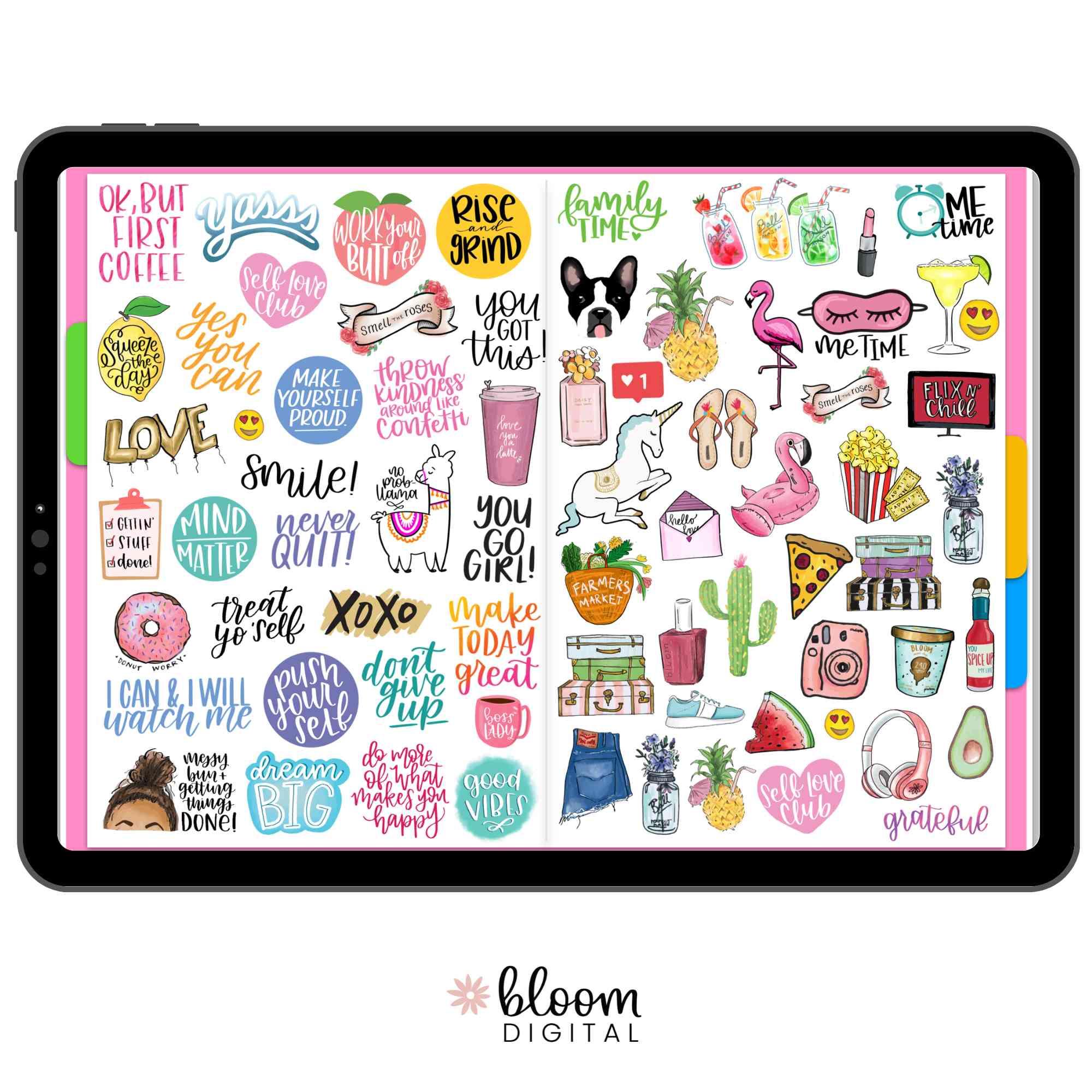 Digital Planner Stickers, Classic Stickers V1 - Image 5
