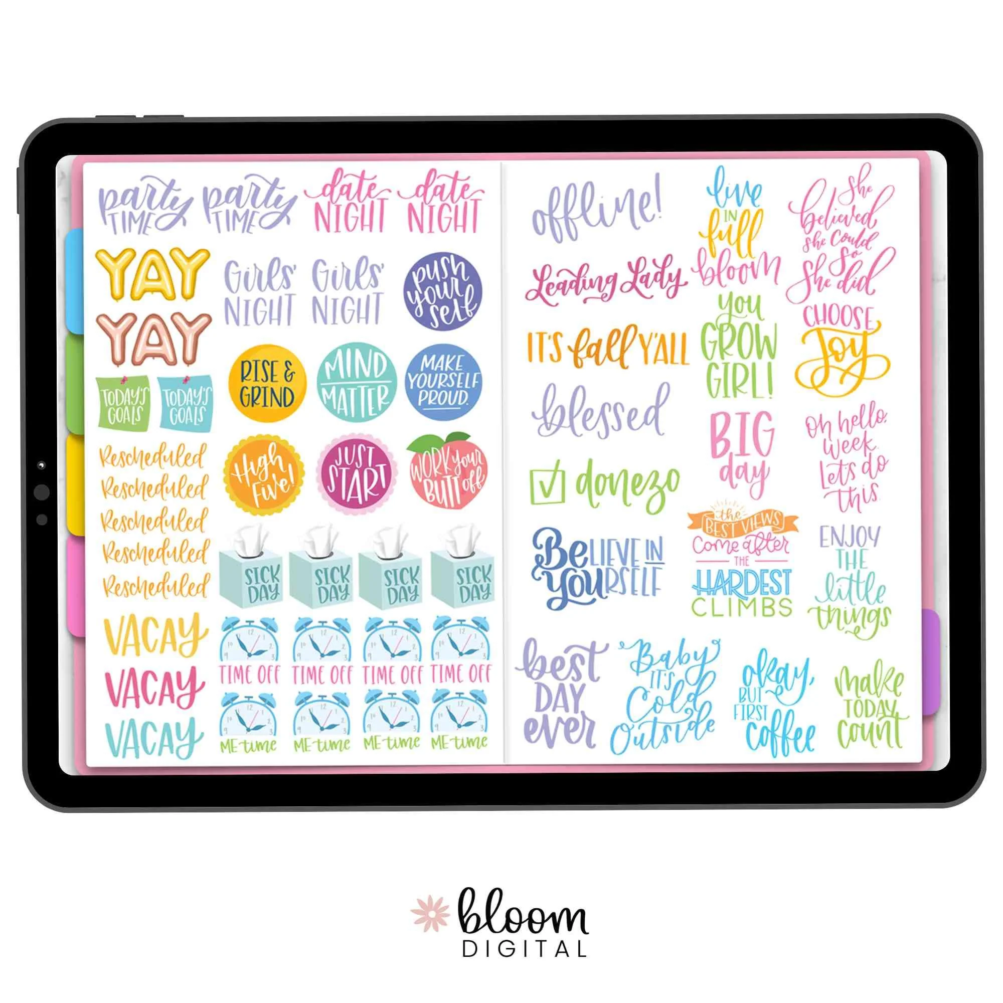 Digital Planner Stickers, Classic Stickers V2 - Image 7