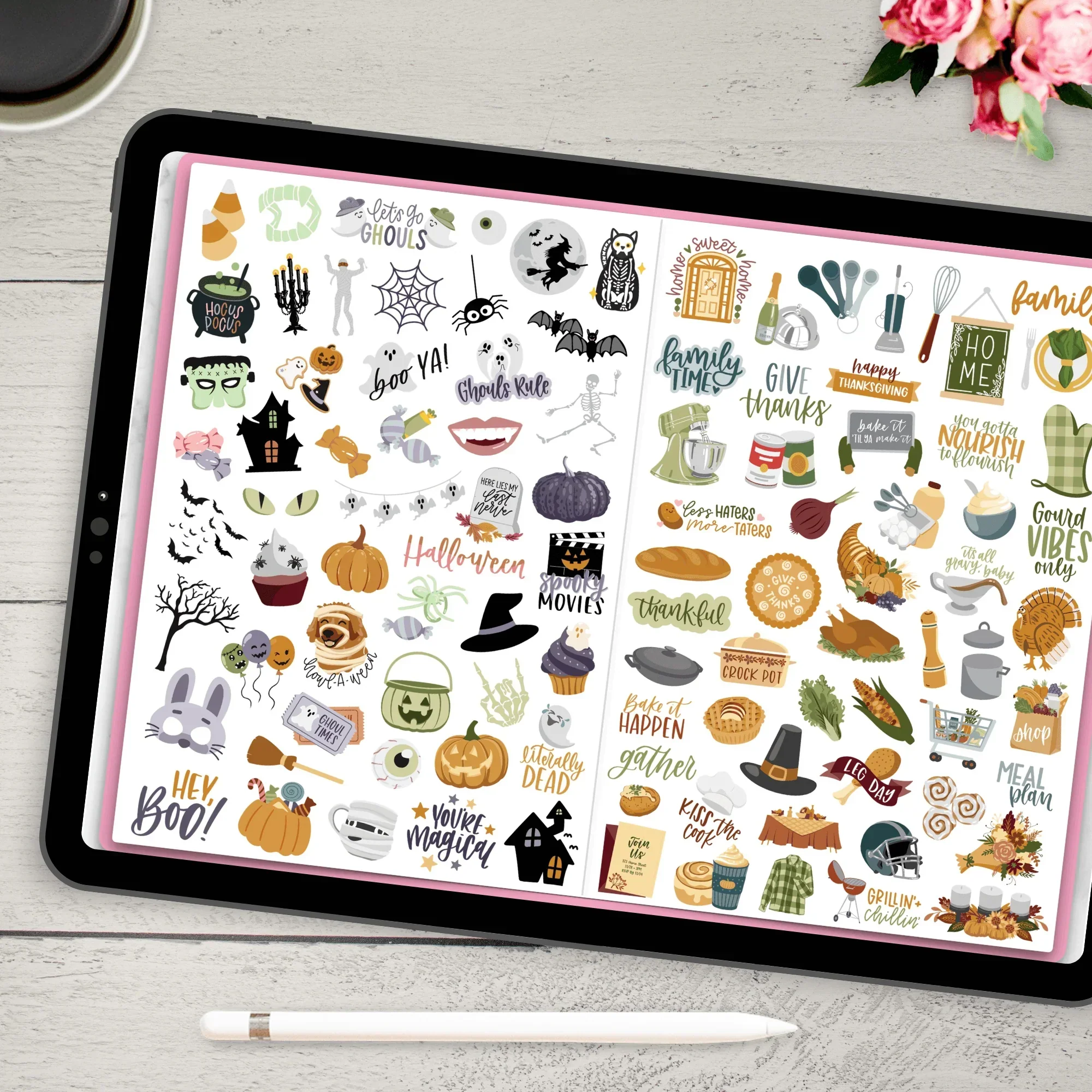 Digital Planner Stickers | Fall Essentials - Image 3
