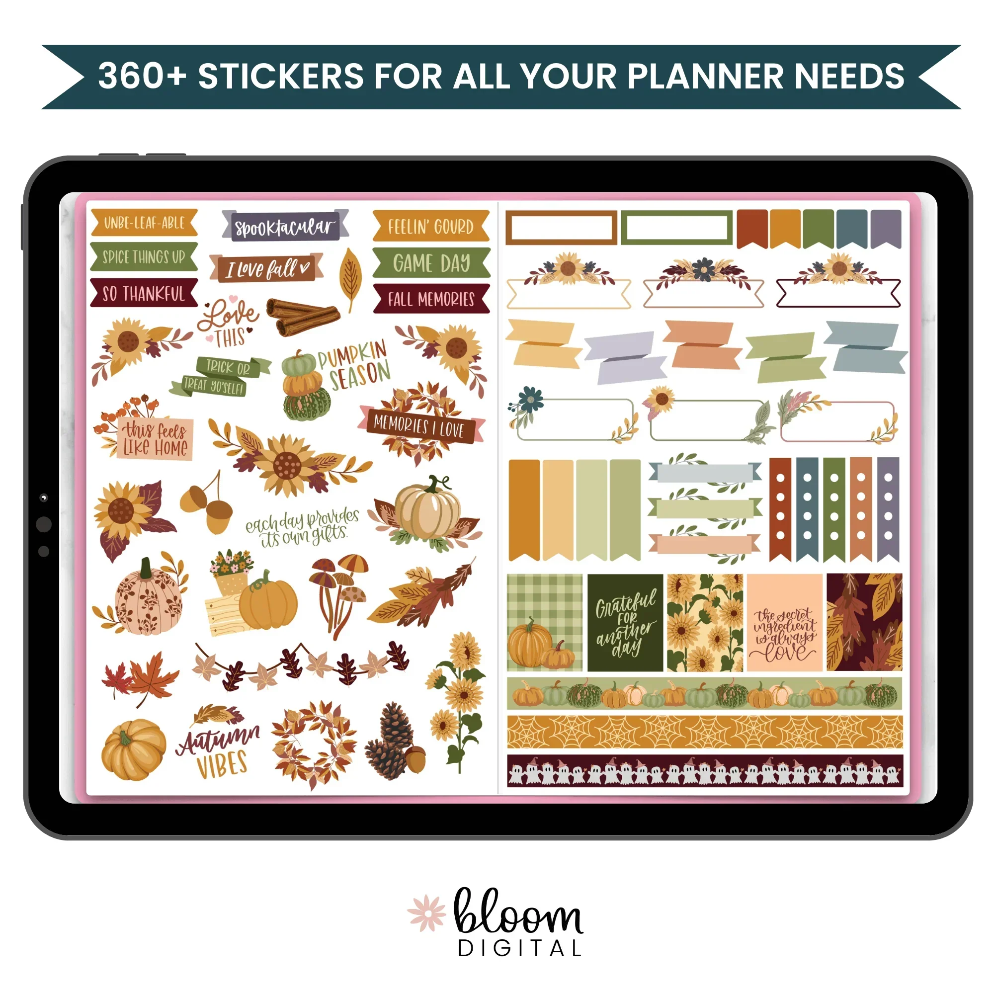 Digital Planner Stickers | Fall Essentials - Image 4