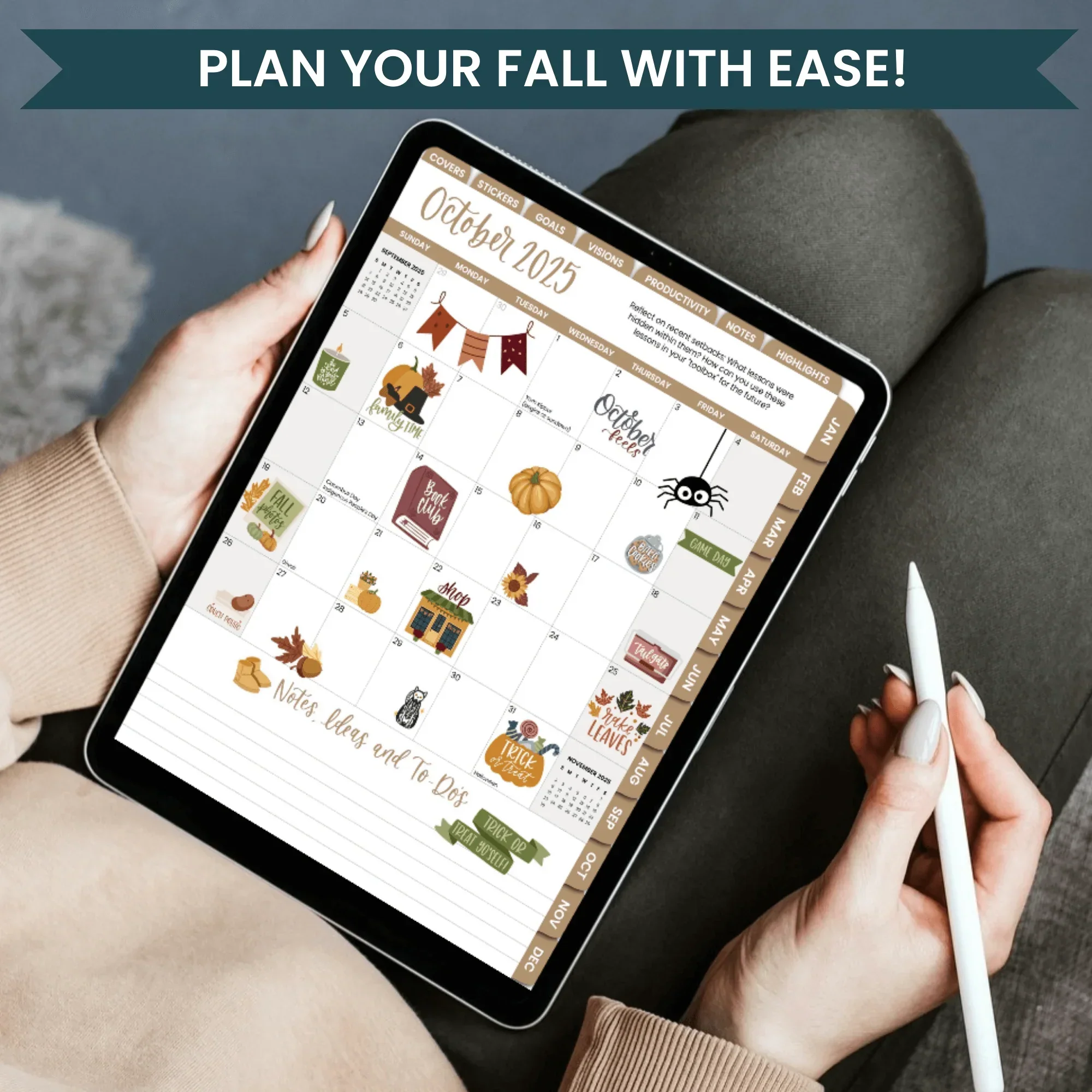 Digital Planner Stickers | Fall Essentials - Image 7