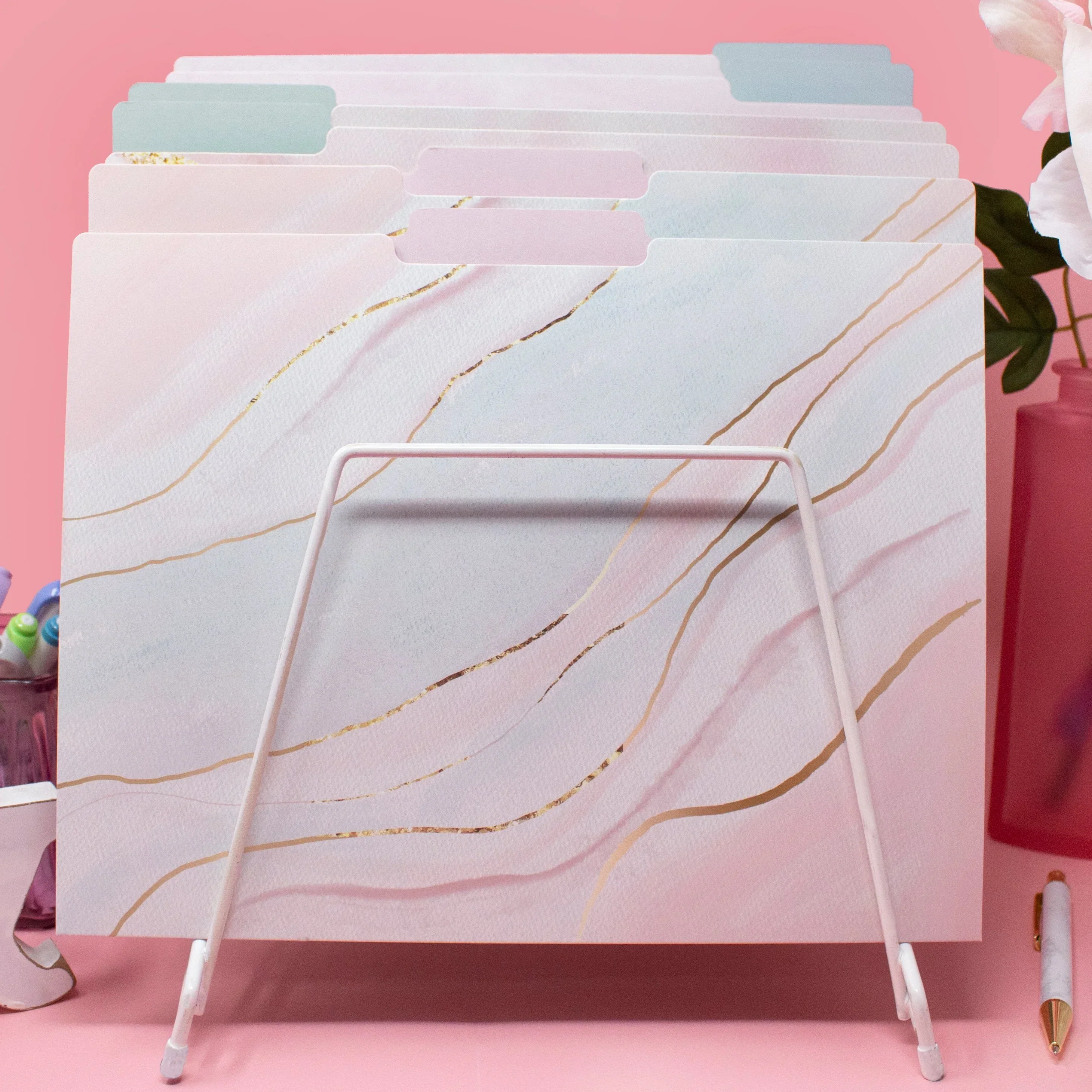 File Folder Set, 6-Pack | Ethereal Marble - Image 9