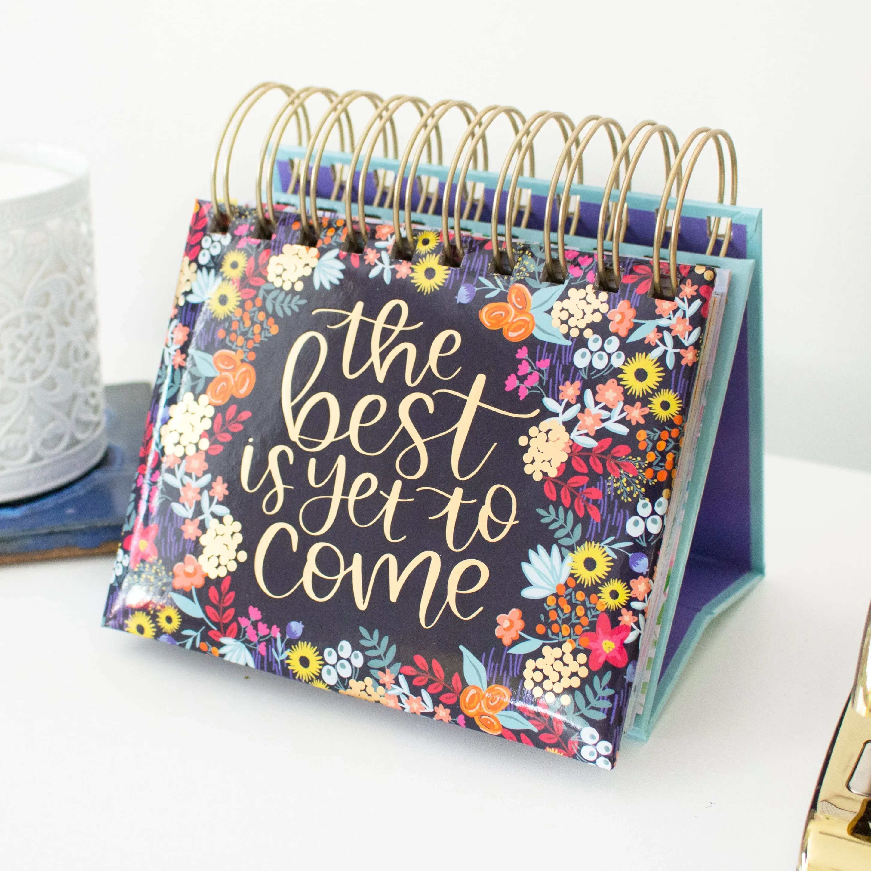 Inspirational Perpetual Desk Easel, The Best is Yet to Come - Image 4
