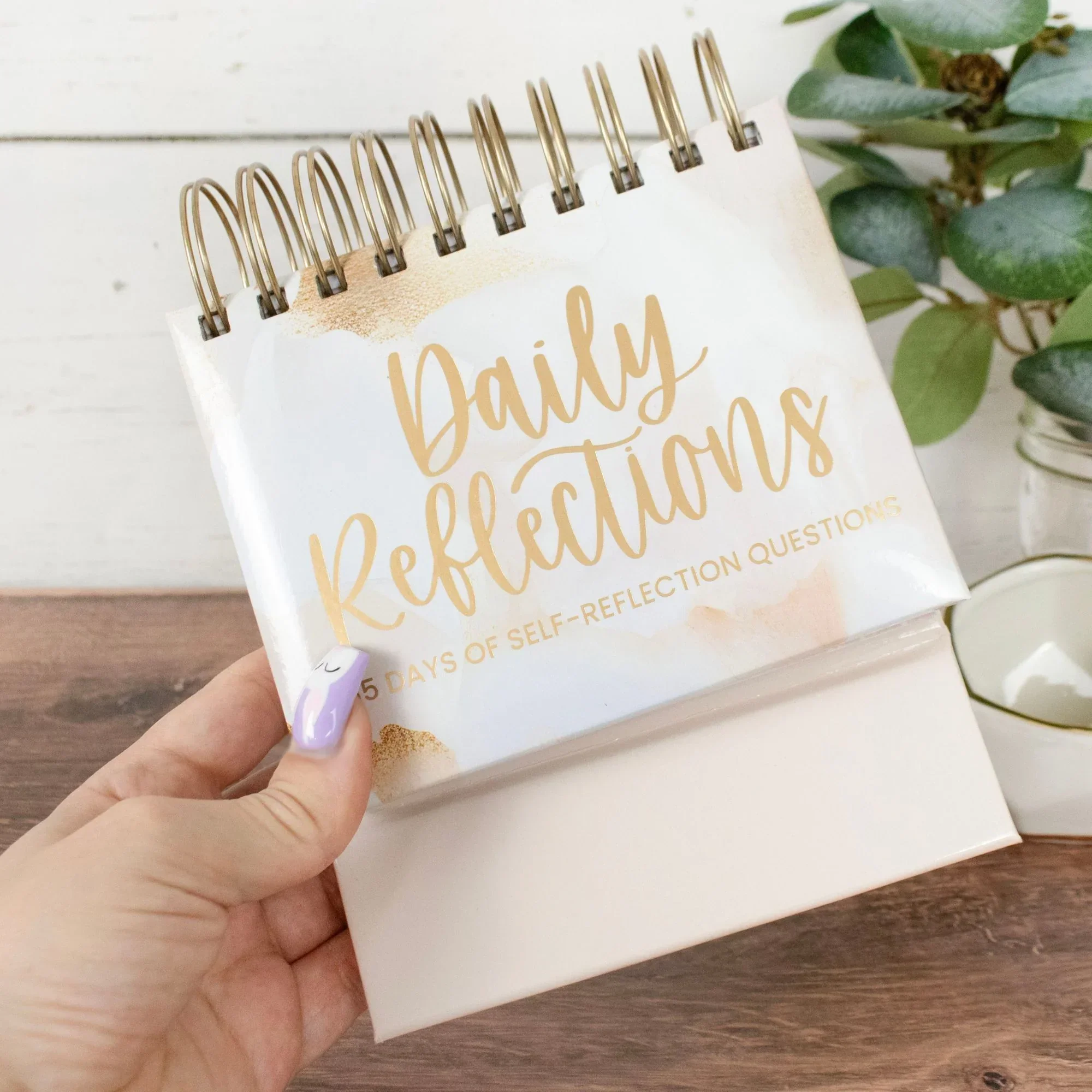 Inspirational Perpetual Desk Easel, Daily Reflection Questions - Image 6